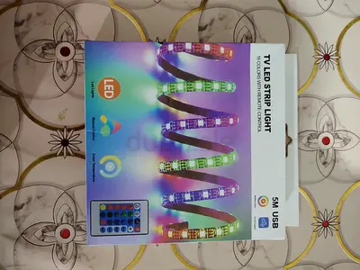 5m USB LED TV Strip Light with Remote (Multicolor)