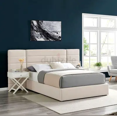 Beautiful beige color*180*200* king Size Bed Available