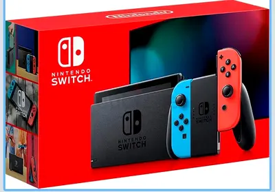 Nintendo Switch Console (Neon Red/Blue) - Boxed