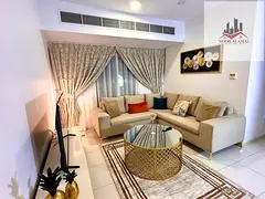 Sharjah, New Muwaileh, furnished apartment, two bedrooms, living room, kitchen,and two bathrooms