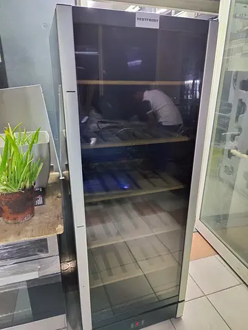 Vestfrost latest model dual zone temperature wine fridge 155 bottles capacity