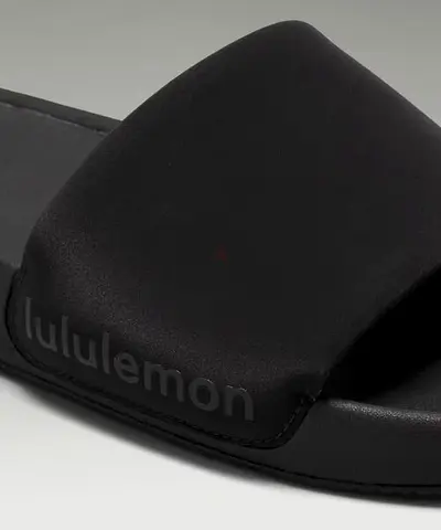 Black Lululemon The Restfeel Slide