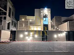 Directly from the owner, a luxurious super deluxe villa for sale in Al Zahia area in Ajman, freehold