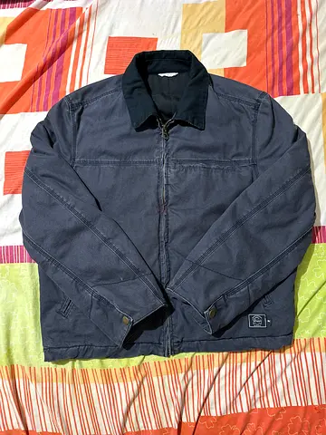 Zara Vintage Mens Denim Workwear Jacket