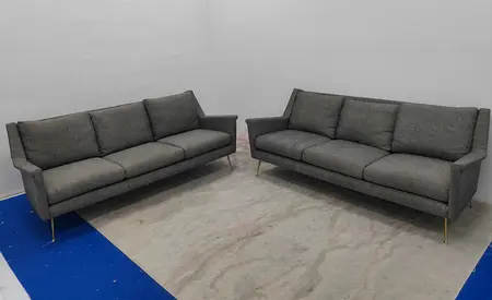 West elm mid century 6 seater sofa 2 piece