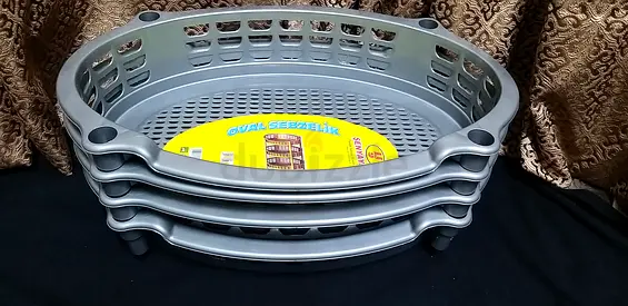 Oval Plastic Storage Baskets