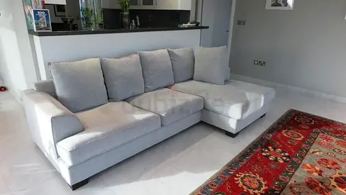 The one king Stone L Shape Sofa Excellent condition