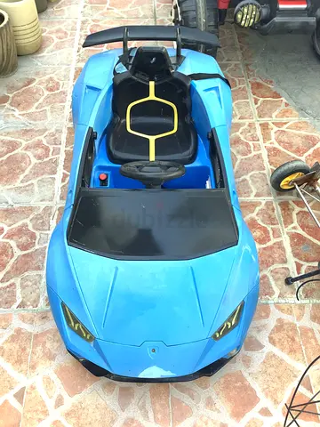 Kids Ride-On Car - Blue Lamborghini Style
