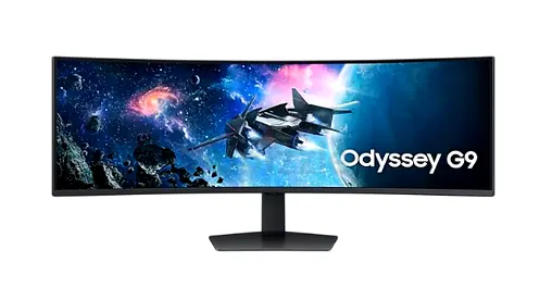 SAmsung Odyssey CG9 49 Inch Gaming Monitor 240Hz DQHD 5120x1440 1ms G-Sync Curved Ultrawide