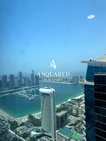 شقة مفروشة بغرفتي نوم | برج الأميرة دبي مارينا | شرفة تطل على المارينا والمدينة