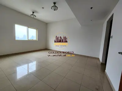 English: Spacious 1BR Apartment with Parking, Built-in Wardrobes, Free AC & Gym in Al Majaz 3