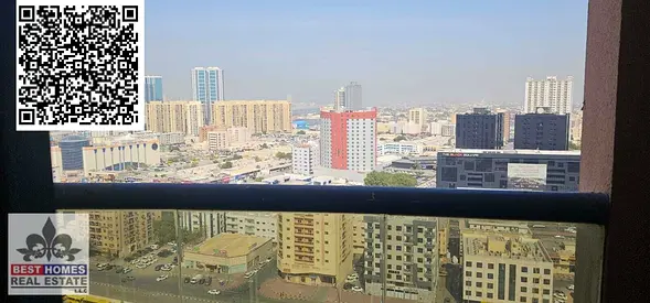 Spacious 2 BHK for rent with Parking in Nauimiya Tower c Ajman