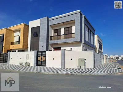 Corner villa for sale at ajman| al Yasmeen area| 5 master rooms, majlis, hall| freehold for all nationalities| the price including registration fees.