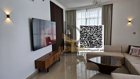 🏢 Luxury Furnished 2BR in Ajman Corniche Residences | Panoramic View