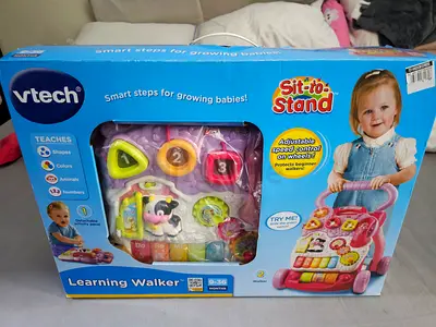 vtech learning walker pink