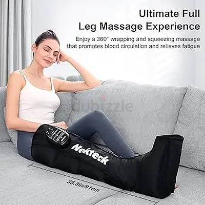 Nekteck Leg Massager Recovery System, Cordless Air Compression Massage,