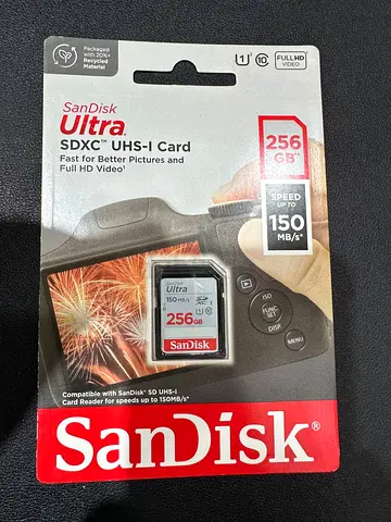 SanDisk Ultra 256GB SDXC UHS-I Card for High-Quality Imaging