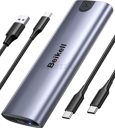 M.2 NVME SSD Enclosure, Beikell USB C 3.2 Gen 2*1 10Gbps M.2 NVME SATA SSD Hard Drive ( FIX PRICE )