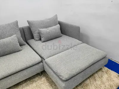 Ikea Soderhamn light grey lshape sofa for sale