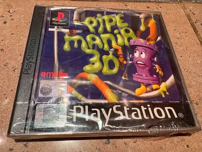 PIPE MANIA 3D new sealed pal version  PS1