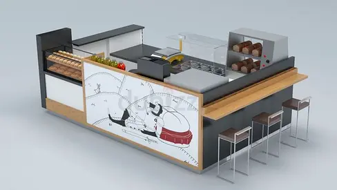 Cafe Kiosk Design Dubai | Food Kiosk For Sale