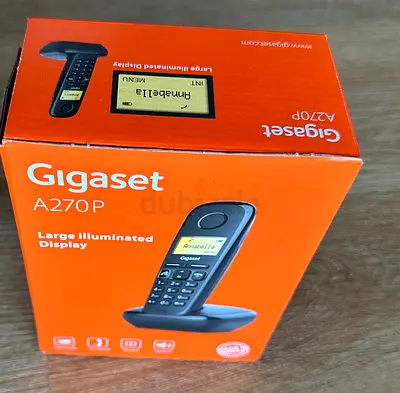 Gigaset A270P Cordless Landline Phone - Boxed. New/unused-Original sealed packaging