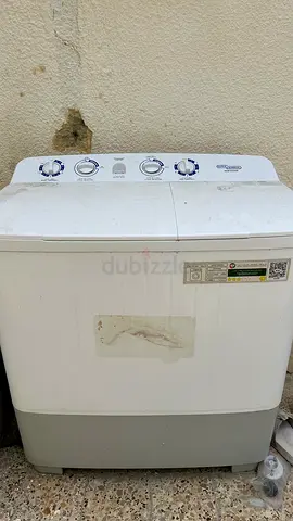 Semi-automatic Twin Tub Washing Machine — Used, Working Excellent