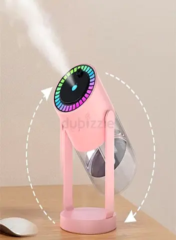 My Pink Portable USB Humidifier with RGB Mood Light
