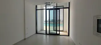 Premium studio apartment for rent in a high-end community with stunning waterfront views.