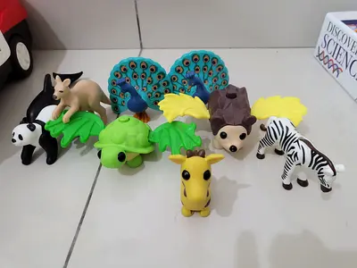 Colorful Animal Toy Figurines