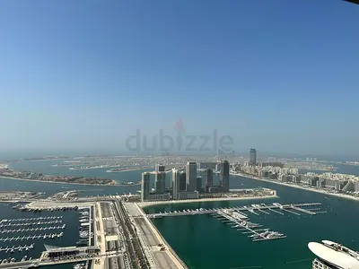 Furnished Master Room/Attch balcony/sea n palm view/ next to tram station/princess tower,Marina