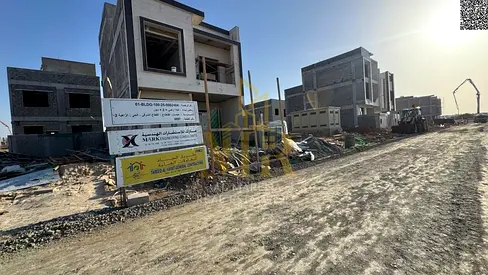 Prime townhouse plot in Al Zahia, Ajman, price including registration fees, strategic location with double exemption