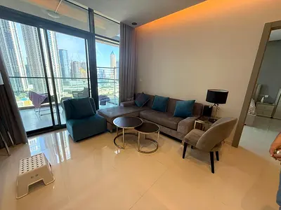 Modern Living Room Sofa Set with Side Tables