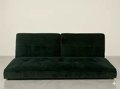 Stylish Green Futon Sofa