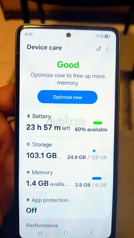 Samsung phone A53 128GB — good condition, working
