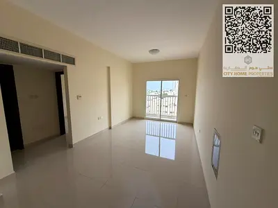 One bedroom apartment for annual rent in Al Nuaimiya 3 behind Safeer opposite Sharjah balcony central AC very spacious prime location close to all ser