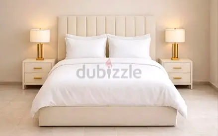 Brand New Elegant Modern Double Bed with Mattress