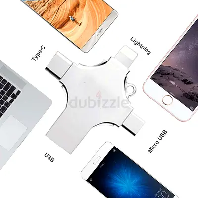 512GB 4-in-1 USB 3.0 Flash Drive - Compatible with iPhone, Android, iPad, Mac, PC,  ( FIX PRICE )
