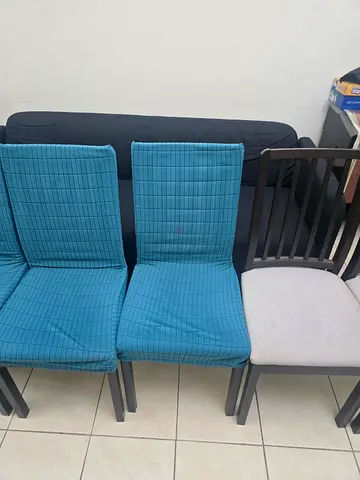 Dining Table with Six Chairs