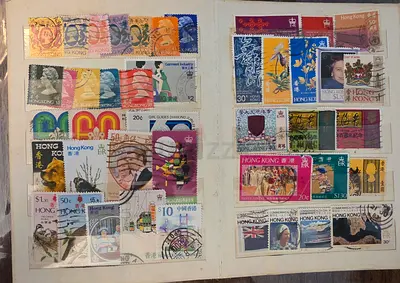 43 Hong Kong Stamps for AED 20