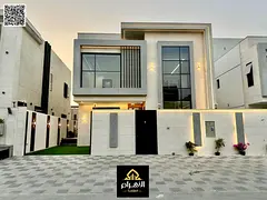 For Sale: Villa in Al Zahiyah area, Ajman, including fees, first occupancy (two floors + roof), prim