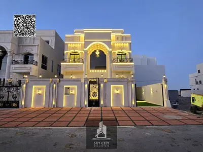 Classic villa, including registration and ownership fees, near the Chinese market and on Sheikh Mohammed Bin Zayed Road, prime location.