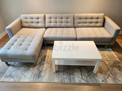 Ikea landskrona L shape sofa gunnared Green sofa