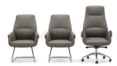 Modern Gray Office and Lounge Chair Set