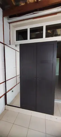 Modern Dark Wood Cabinet