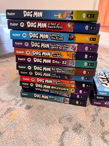 Dog man/cat kids comic books