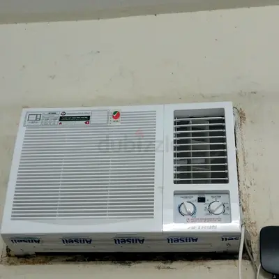 1.5 ton window AC available for sale.