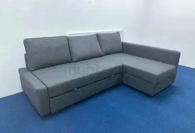 Ikea L Shape Sofa cum bed with big storage in L
