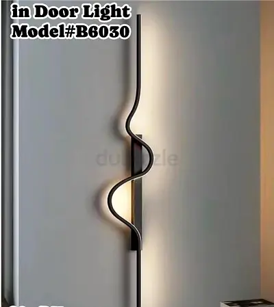 Modern Curved LED Wall Sconce - Model B6030 60cm=AED120 80cm=180AED