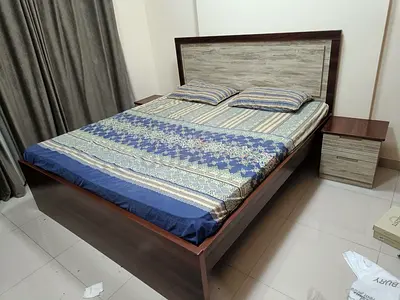 Bed and dresser